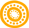 Yellow circular module button